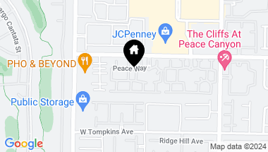 Map of 10001 Peace Way 1349, Las Vegas NV, 89147