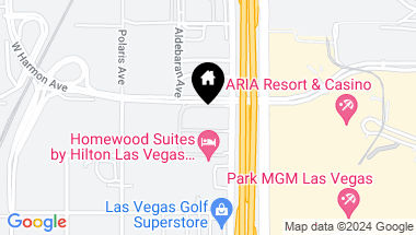 Map of 4525 Dean Martin Drive 2503, Las Vegas NV, 89103