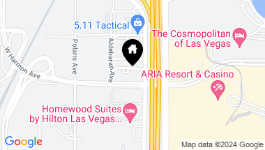 Map of 4471 Dean Martin Drive 4308, Las Vegas NV, 89103