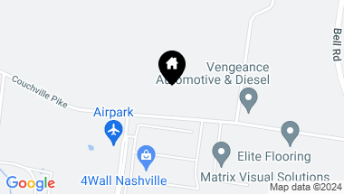 Map of 2590 Couchville Pike, Nashville TN, 37217