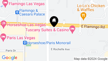Map of 211 East Flamingo Road 614, Las Vegas NV, 89169