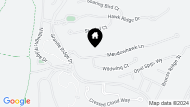 Map of 74 MEADOWHAWK Lane, Las Vegas NV, 89135