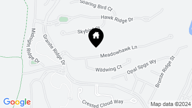 Map of 66 MEADOWHAWK Lane, Las Vegas NV, 89135
