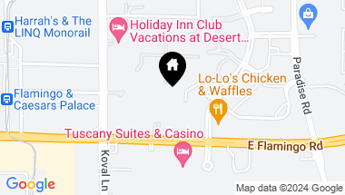 Map of 260 East Flamingo Road 332, Las Vegas NV, 89169