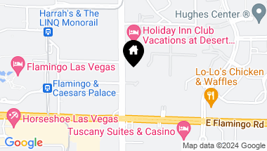 Map of 210 East Flamingo Road 104, Las Vegas NV, 89169