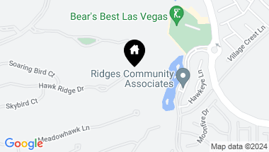 Map of 9 Hawk Ridge Drive, Las Vegas NV, 89135