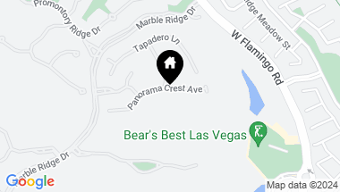 Map of 35 Panorama Crest Avenue, Las Vegas NV, 89135