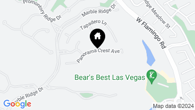 Map of 39 PANORAMA CREST Avenue, Las Vegas NV, 89135