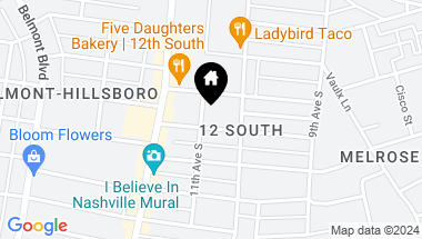 Map of 1010 Gilmore Ave, Nashville TN, 37204
