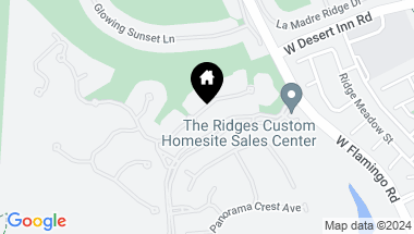 Map of 25 Promontory Ridge Drive, Las Vegas NV, 89135