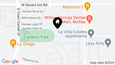 Map of 10357 Starthistle Lane, Las Vegas NV, 89135