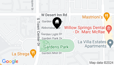 Map of 10480 Garden Light Drive, Las Vegas NV, 89135