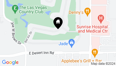 Map of 3160 Bel Air Drive, Las Vegas NV, 89109