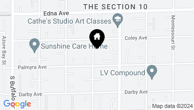 Map of 7388 Olive Creek Court, Las Vegas NV, 89117