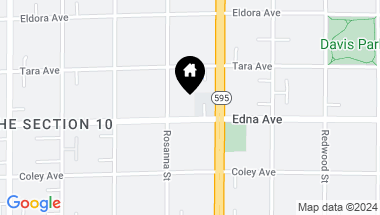 Map of 6960 Edna Avenue, Las Vegas NV, 89117