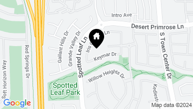 Map of 10912 Keymar Drive, Las Vegas NV, 89135