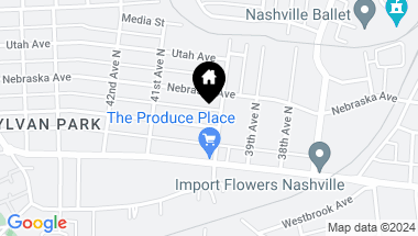 Map of 4002 Colorado Ave, Nashville TN, 37209