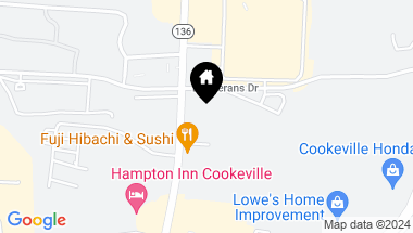 Map of 830 S Jefferson, Cookeville TN, 38501