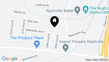 Map of 3804 Nebraska Ave, Nashville TN, 37209