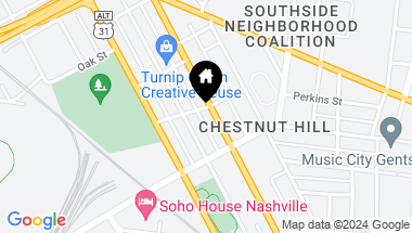 Map of 1103 2nd Ave, S, Nashville TN, 37210