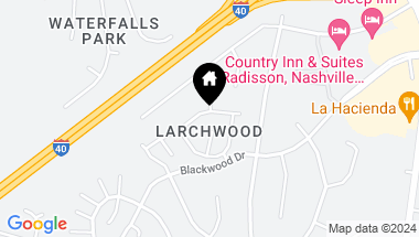 Map of 127 Lakebrink Dr, Nashville TN, 37214