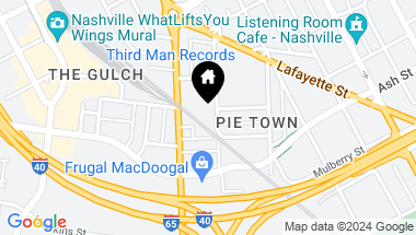 Map of 635 7th Ave, S Unit: 316, Nashville TN, 37203