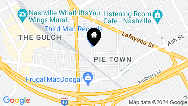 Map of 635 7th Ave, S Unit: 3F, Nashville TN, 37203