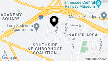 Map of 108 Claiborne St, Nashville TN, 37210