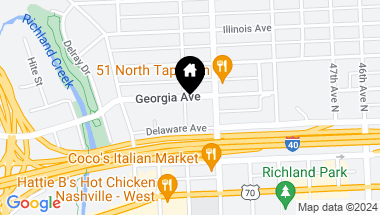 Map of 5109 Georgia Ave, Nashville TN, 37209