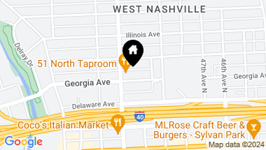 Map of 5006 Georgia Ave, Nashville TN, 37209