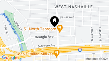 Map of 711 51st Ave, N, Nashville TN, 37209