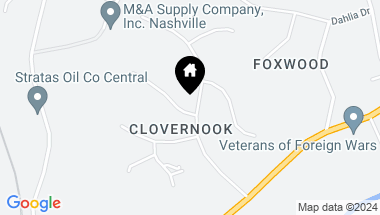 Map of 274 Clovernook Dr, Nashville TN, 37210