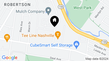 Map of 617 Vernon Ave Unit: D, Nashville TN, 37209