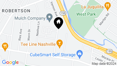 Map of 646B Vernon Ave, Nashville TN, 37209