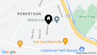 Map of 628 Nashua Ln, Nashville TN, 37209