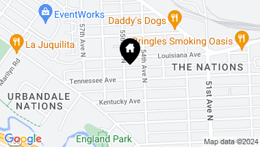 Map of 5414 Tennessee Ave, Nashville TN, 37209
