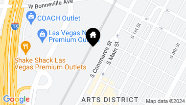 Map of 840 South Commerce Street, Las Vegas NV, 89106