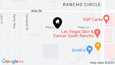 Map of 2801 Pinto Lane, Las Vegas NV, 89107