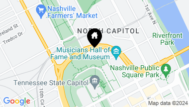 Map of 510 Gay St #808, Nashville TN, 37219