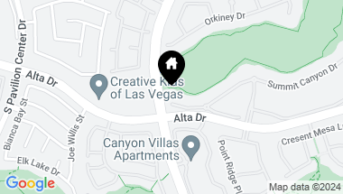 Map of 10432 Summit Canyon Drive, Las Vegas NV, 89144