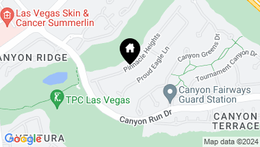 Map of 448 Pinnacle Heights Lane, Las Vegas NV, 89144