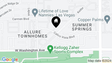 Map of 1001 Sulphur Springs Lane 101, Las Vegas NV, 89128