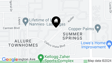 Map of 1201 Sulphur Springs Lane 101, Las Vegas NV, 89128