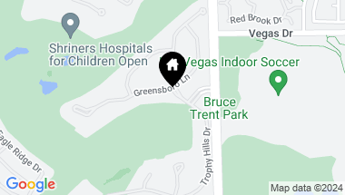 Map of 8901 Greensboro Lane, Las Vegas NV, 89134