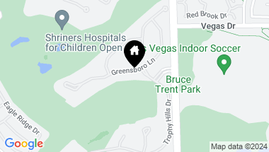 Map of 8905 Greensboro Lane, Las Vegas NV, 89134