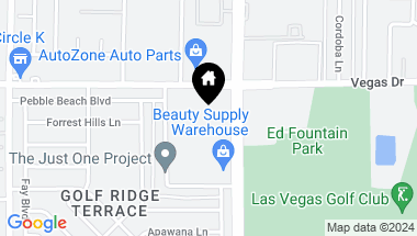 Map of 1525 North Decatur Boulevard, North Las Vegas NV, 89108