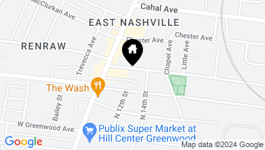 Map of 1114 Straightway Ave Unit: A, Nashville TN, 37206