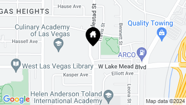 Map of 2024 Englestad Street, North Las Vegas NV, 89030
