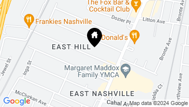 Map of 1011 Delmas Ave, Nashville TN, 37216