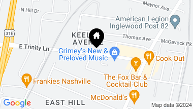 Map of 1041 E Trinity Ln Unit: 211, Nashville TN, 37216